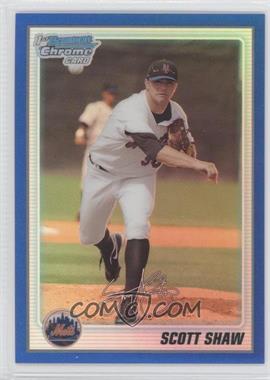 2010 Bowman Chrome - Prospects - Blue Refractor #BCP34 - Scott Shaw /250