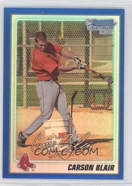 2010 Bowman Chrome - Prospects - Blue Refractor #BCP41 - Carson Blair /250