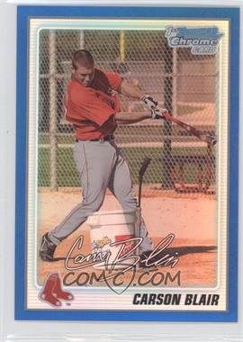 2010 Bowman Chrome - Prospects - Blue Refractor #BCP41 - Carson Blair /250