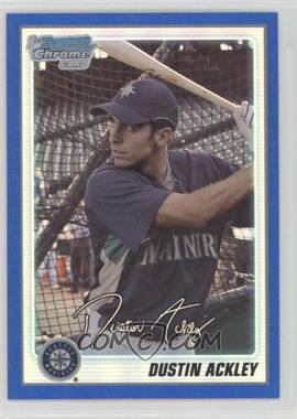 2010 Bowman Chrome - Prospects - Blue Refractor #BCP89 - Dustin Ackley /250