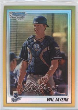 2010 Bowman Chrome - Prospects - Gold Refractor #BCP117 - Wil Myers /50