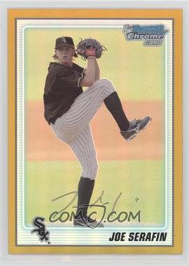 2010 Bowman Chrome - Prospects - Gold Refractor #BCP73 - Joe Serafin /50