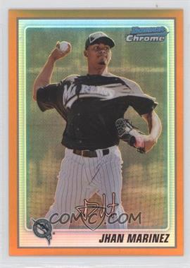 2010 Bowman Chrome - Prospects - Orange Refractor #BCP186 - Jhan Marinez /25