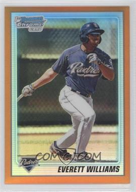 2010 Bowman Chrome - Prospects - Orange Refractor #BCP200 - Everett Williams /25