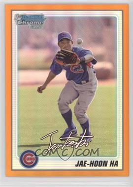 2010 Bowman Chrome - Prospects - Orange Refractor #BCP85 - Jae-Hoon Ha /25