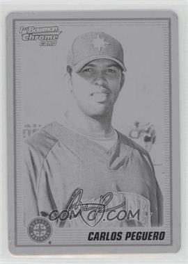 2010 Bowman Chrome - Prospects - Printing Plate Black #BCP187 - Carlos Peguero /1