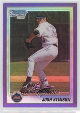 2010 Bowman Chrome - Prospects - Purple Refractor #BCP153 - Josh Stinson /899