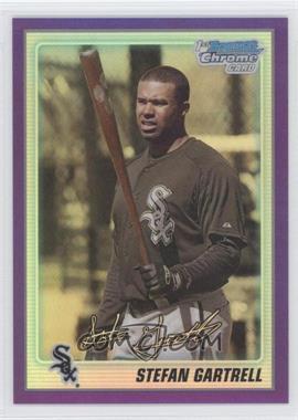 2010 Bowman Chrome - Prospects - Purple Refractor #BCP17 - Stefan Gartrell /999