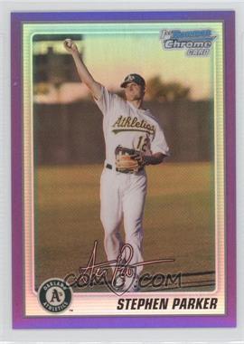 2010 Bowman Chrome - Prospects - Purple Refractor #BCP177 - Stephen Parker /899