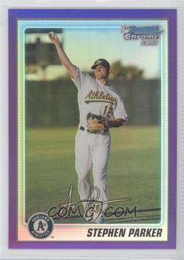 2010 Bowman Chrome - Prospects - Purple Refractor #BCP177 - Stephen Parker /899