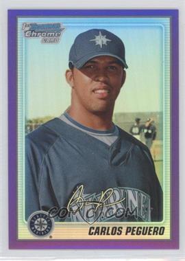 2010 Bowman Chrome - Prospects - Purple Refractor #BCP187 - Carlos Peguero /899