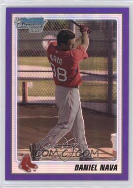 2010 Bowman Chrome - Prospects - Purple Refractor #BCP47 - Daniel Nava /999