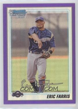 2010 Bowman Chrome - Prospects - Purple Refractor #BCP79 - Eric Farris /999