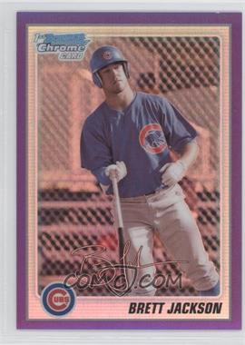 2010 Bowman Chrome - Prospects - Purple Refractor #BCP93 - Brett Jackson /999