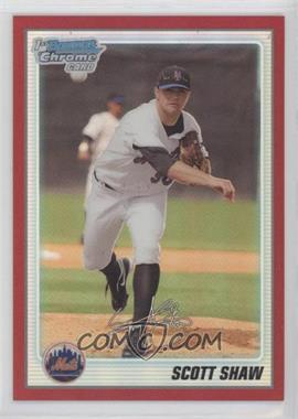 2010 Bowman Chrome - Prospects - Red Refractor #BCP34 - Scott Shaw /5