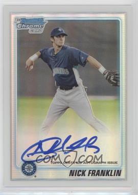 2010 Bowman Chrome - Prospects - Refractor Autographs #BCP103 - Nick Franklin /500