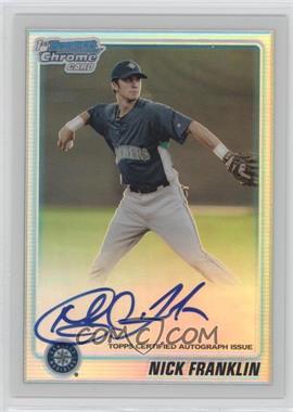 2010 Bowman Chrome - Prospects - Refractor Autographs #BCP103 - Nick Franklin /500