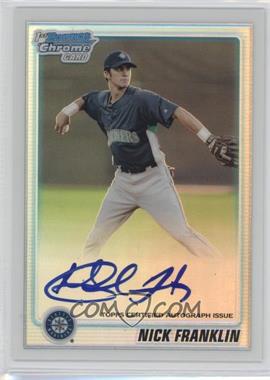 2010 Bowman Chrome - Prospects - Refractor Autographs #BCP103 - Nick Franklin /500