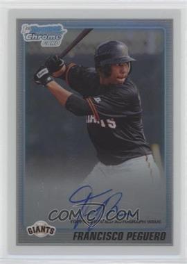 2010 Bowman Chrome - Prospects - Refractor Autographs #BCP189 - Francisco Peguero /500 [EX to NM]