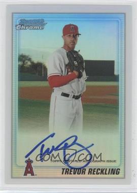 2010 Bowman Chrome - Prospects - Refractor Autographs #BCP194 - Trevor Reckling /500