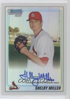 2010 Bowman Chrome - Prospects - Refractor Autographs #BCP204 - Shelby Miller /500