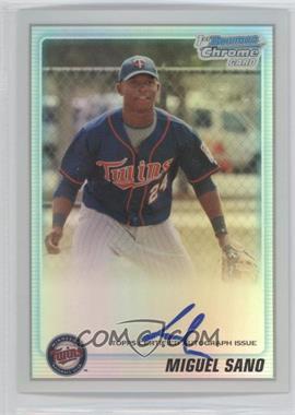 2010 Bowman Chrome - Prospects - Refractor Autographs #BCP205 - Miguel Sano /500