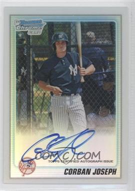 2010 Bowman Chrome - Prospects - Refractor Autographs #BCP216 - Corban Joseph /500