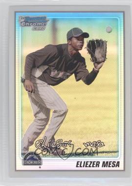 2010 Bowman Chrome - Prospects - Refractor #BCP128 - Eliezer Mesa /500