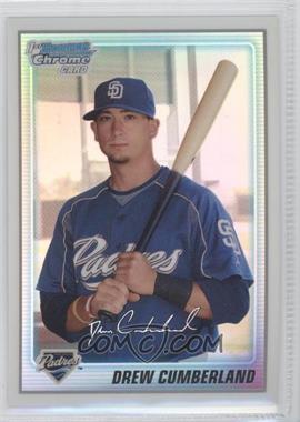 2010 Bowman Chrome - Prospects - Refractor #BCP140 - Drew Cumberland /500