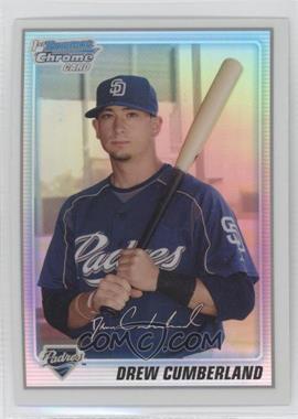 2010 Bowman Chrome - Prospects - Refractor #BCP140 - Drew Cumberland /500