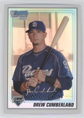 2010 Bowman Chrome - Prospects - Refractor #BCP140 - Drew Cumberland /500