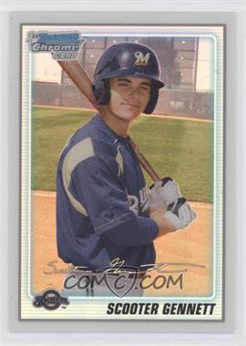 2010 Bowman Chrome - Prospects - Refractor #BCP206 - Scooter Gennett /500 [EX to NM]