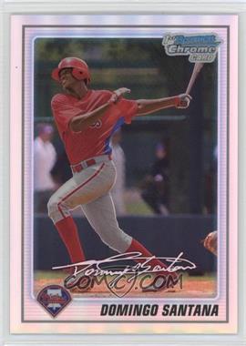 2010 Bowman Chrome - Prospects - Refractor #BCP40 - Domingo Santana /777