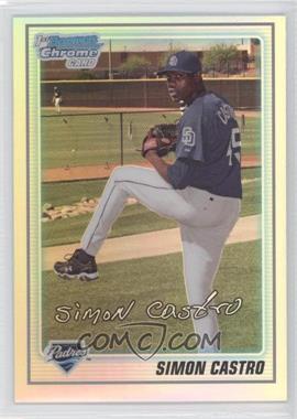 2010 Bowman Chrome - Prospects - Refractor #BCP48 - Simon Castro /777