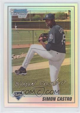 2010 Bowman Chrome - Prospects - Refractor #BCP48 - Simon Castro /777