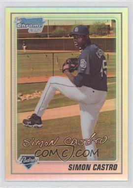 2010 Bowman Chrome - Prospects - Refractor #BCP48 - Simon Castro /777