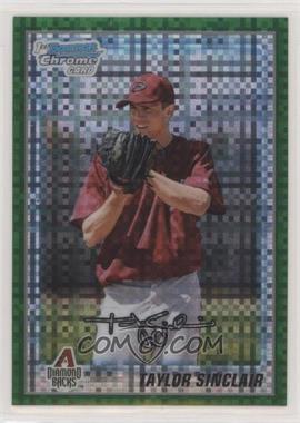 2010 Bowman Chrome - Prospects - Retail Green X-Fractor #BCP120 - Taylor Sinclair