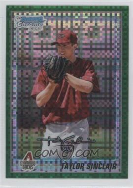 2010 Bowman Chrome - Prospects - Retail Green X-Fractor #BCP120 - Taylor Sinclair