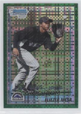 2010 Bowman Chrome - Prospects - Retail Green X-Fractor #BCP128 - Eliezer Mesa