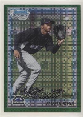 2010 Bowman Chrome - Prospects - Retail Green X-Fractor #BCP128 - Eliezer Mesa