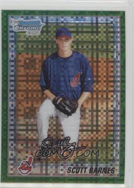 2010 Bowman Chrome - Prospects - Retail Green X-Fractor #BCP129 - Scott Barnes