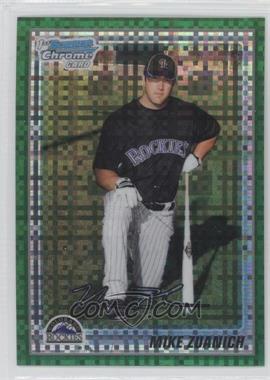 2010 Bowman Chrome - Prospects - Retail Green X-Fractor #BCP136 - Mike Zuanich