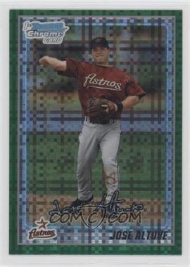 2010 Bowman Chrome - Prospects - Retail Green X-Fractor #BCP137 - Jose Altuve