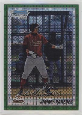 2010 Bowman Chrome - Prospects - Retail Green X-Fractor #BCP138 - Jimmy Paredes