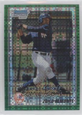 2010 Bowman Chrome - Prospects - Retail Green X-Fractor #BCP148 - Zoilo Almonte