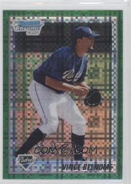 2010 Bowman Chrome - Prospects - Retail Green X-Fractor #BCP150 - Vince Belnome