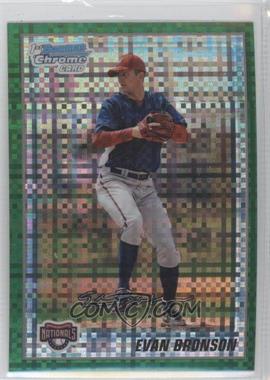 2010 Bowman Chrome - Prospects - Retail Green X-Fractor #BCP162 - Evan Bronson