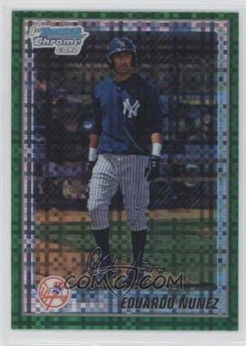 2010 Bowman Chrome - Prospects - Retail Green X-Fractor #BCP170 - Eduardo Nunez