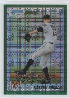 2010 Bowman Chrome - Prospects - Retail Green X-Fractor #BCP178 - Nathan Adcock