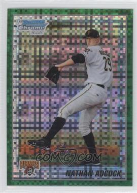 2010 Bowman Chrome - Prospects - Retail Green X-Fractor #BCP178 - Nathan Adcock